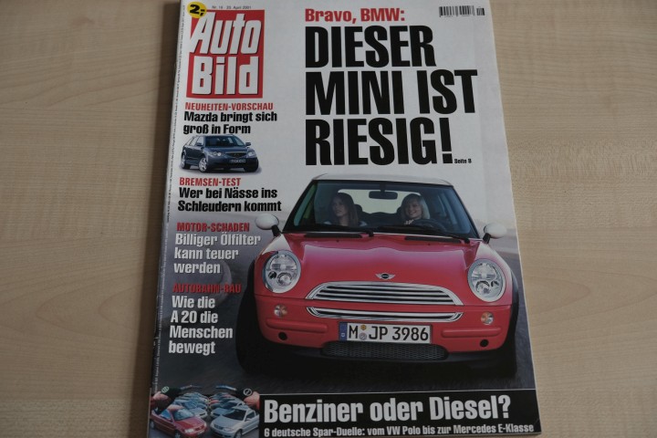 Deckblatt Auto Bild (16/2001)